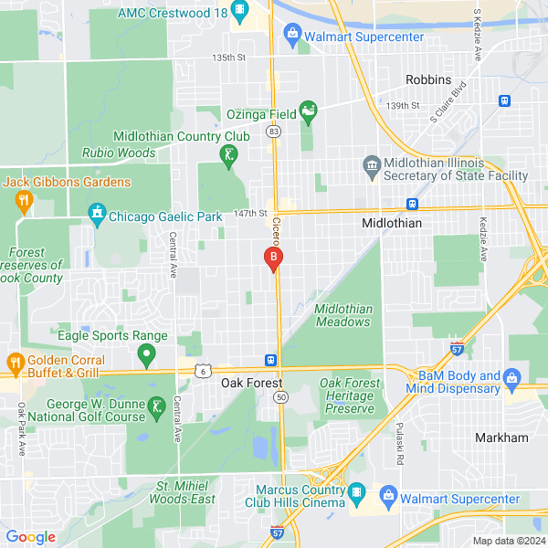 Absolute Dream Limousines location map