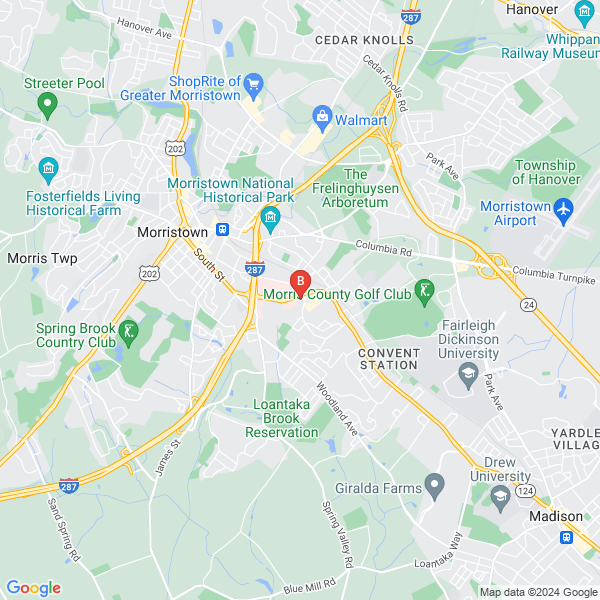 Cranial Center of Morristown location map
